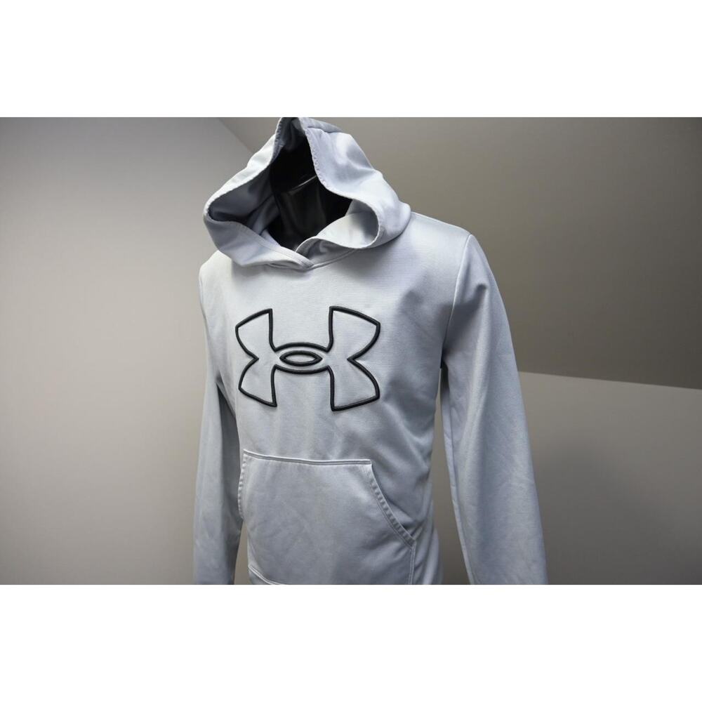 Under Armour‎ Hoodie Loose Fleece Gray Athletic Performance Mens Sz Large